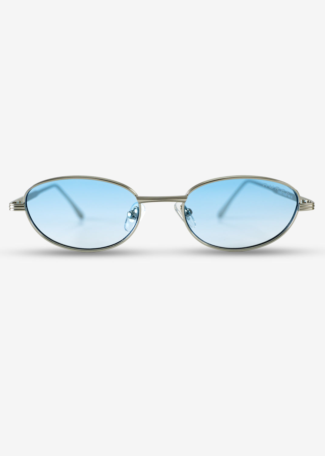 NOIRIS-Silver and Light Blue  Sunglasses