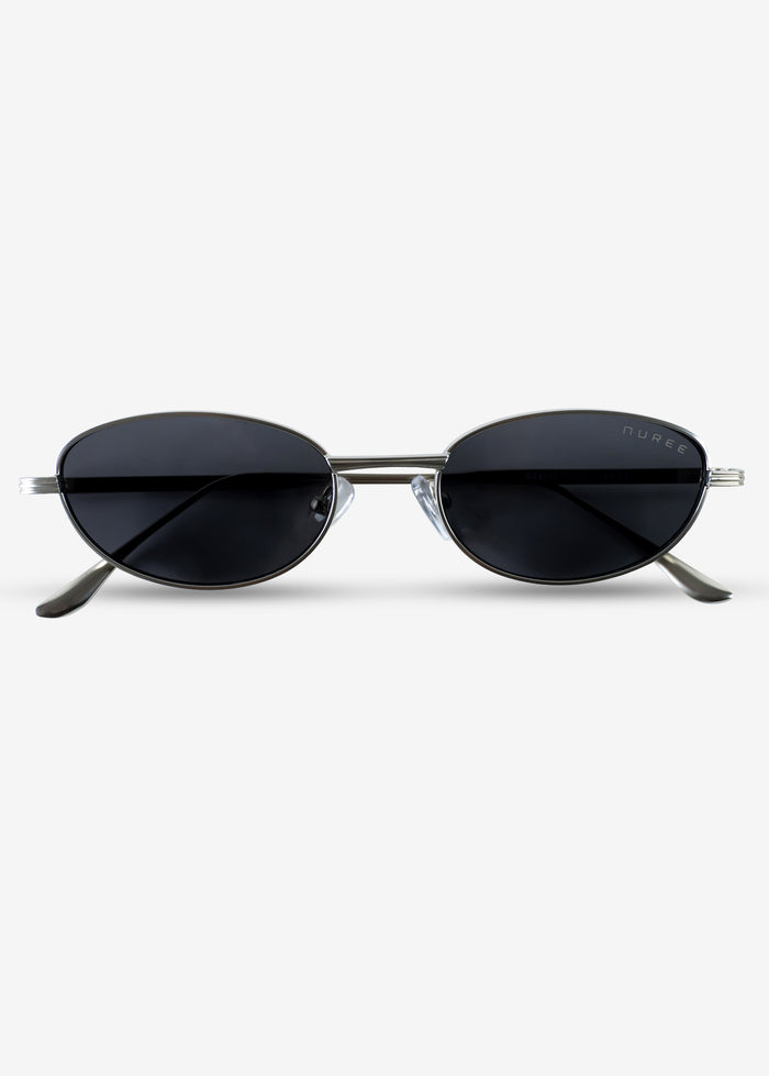 NOIRIS-Silver and Black Sunglasses