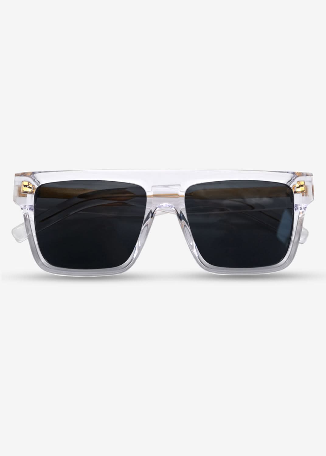 Darkwave - Oversized White  Polarised Sunglasses