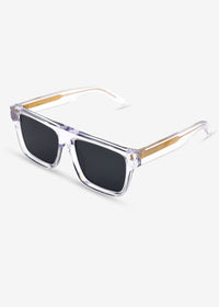 Darkwave - Oversized White  Polarised Sunglasses