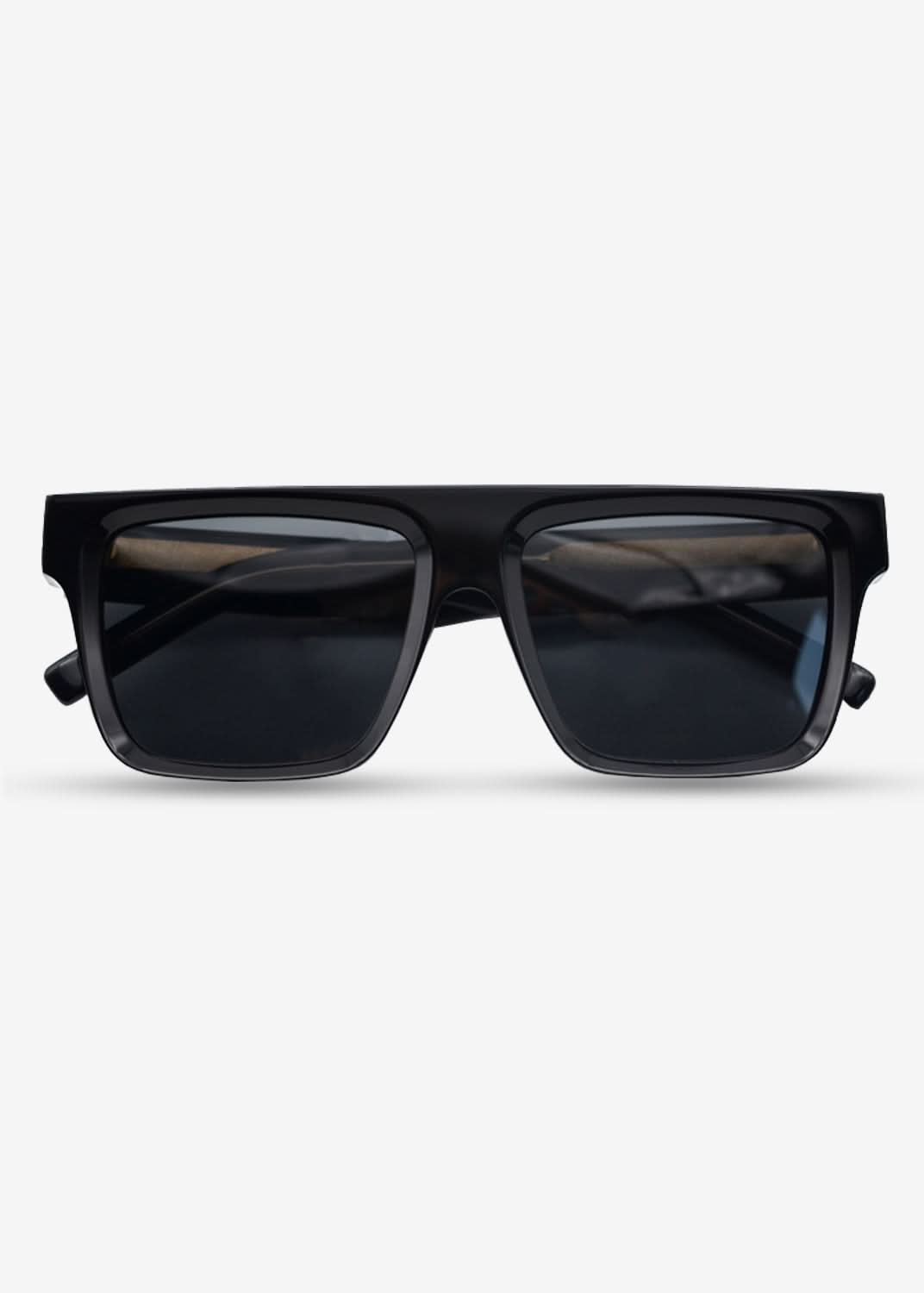 Darkwave - Oversized Black Polarised Sunglasses