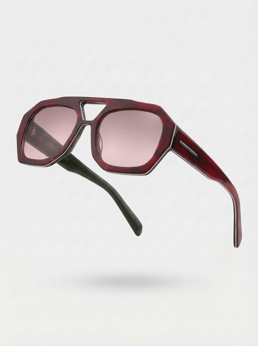APEX - Burgundy Wine Polarised Sunglasses - Nuree World
