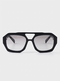 APEX - Jet Black / Smoke Grey Polarised Sunglasses - Nuree World