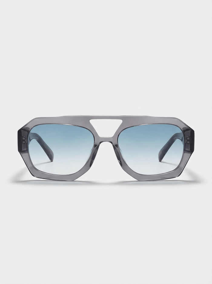 APEX - Smoke Grey and Blue Gradient Polarised Sunglasses - Nuree World