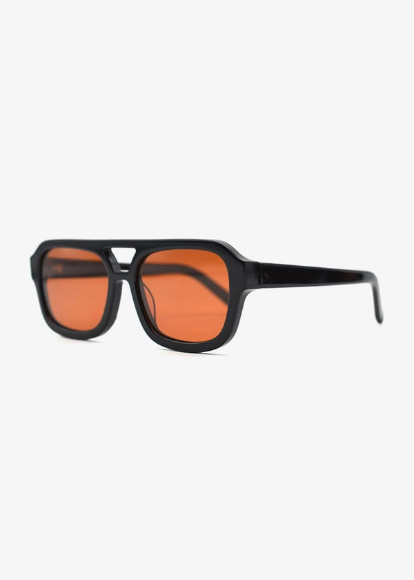 Badshah Black/Orange - Polarized Sunglasses - Nuree World
