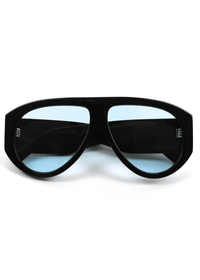Cypher - Black & Blue Polarised Sunglasses - Nuree World