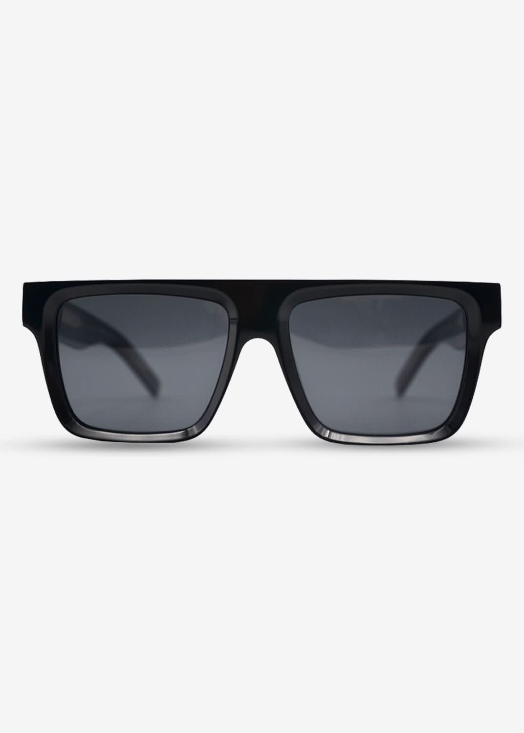 Darkwave - Oversized Black Polarised Sunglasses - Nuree World