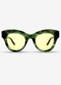 Emerald Noir - Polarised Sunglasses - Green - Nuree World