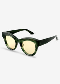 Emerald Noir - Polarised Sunglasses - Green - Nuree World