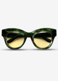 Emerald Noir - Polarised Sunglasses - Green - Nuree World