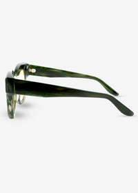 Emerald Noir - Polarised Sunglasses - Green - Nuree World
