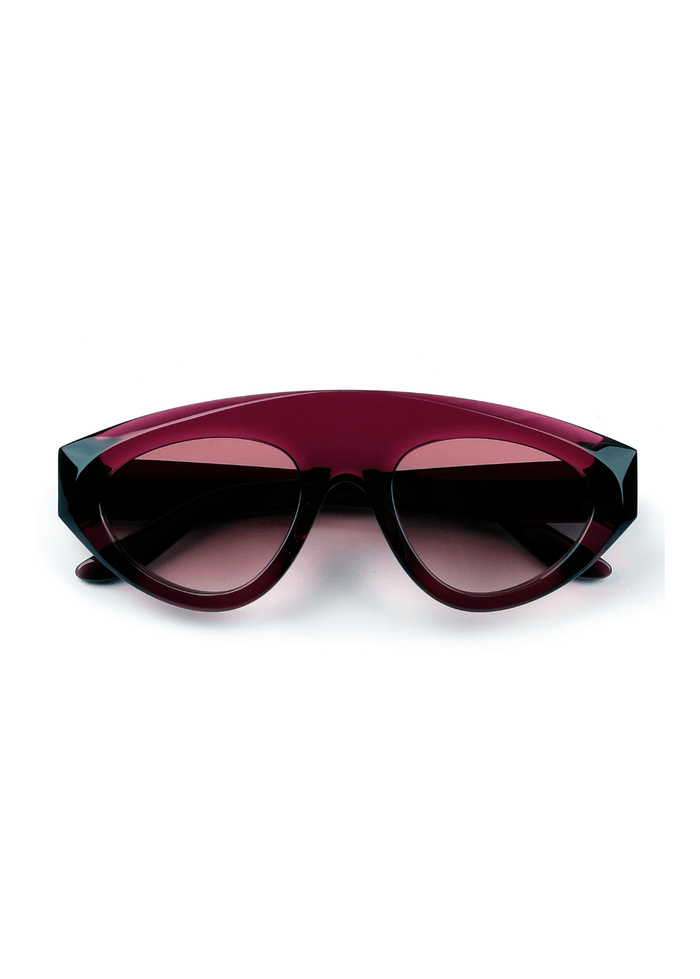 Flare - Polarised Sunglasses - Burgundy - Nuree World