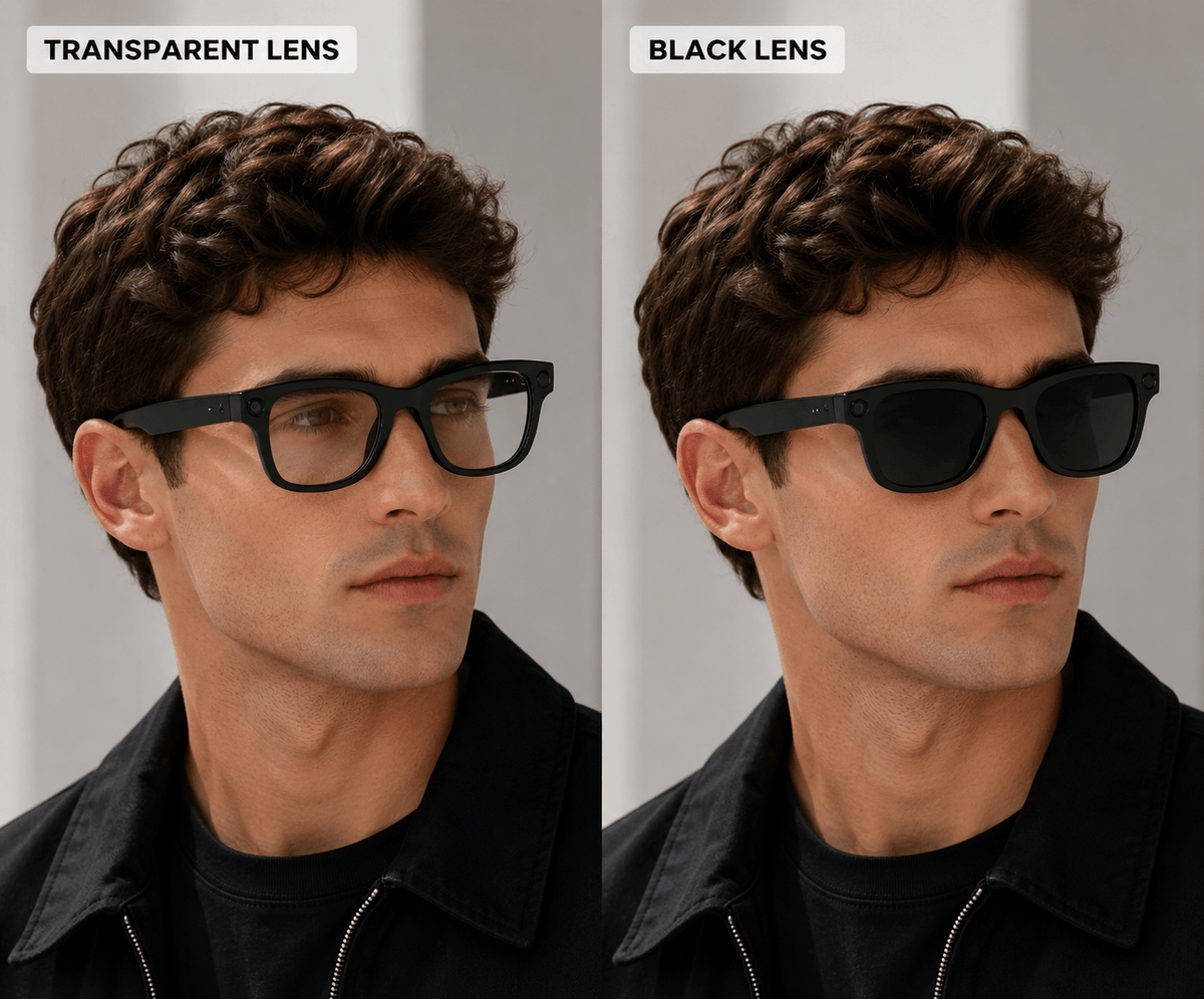 GS5 MAX AI Smart Glasses- Black - Nuree World