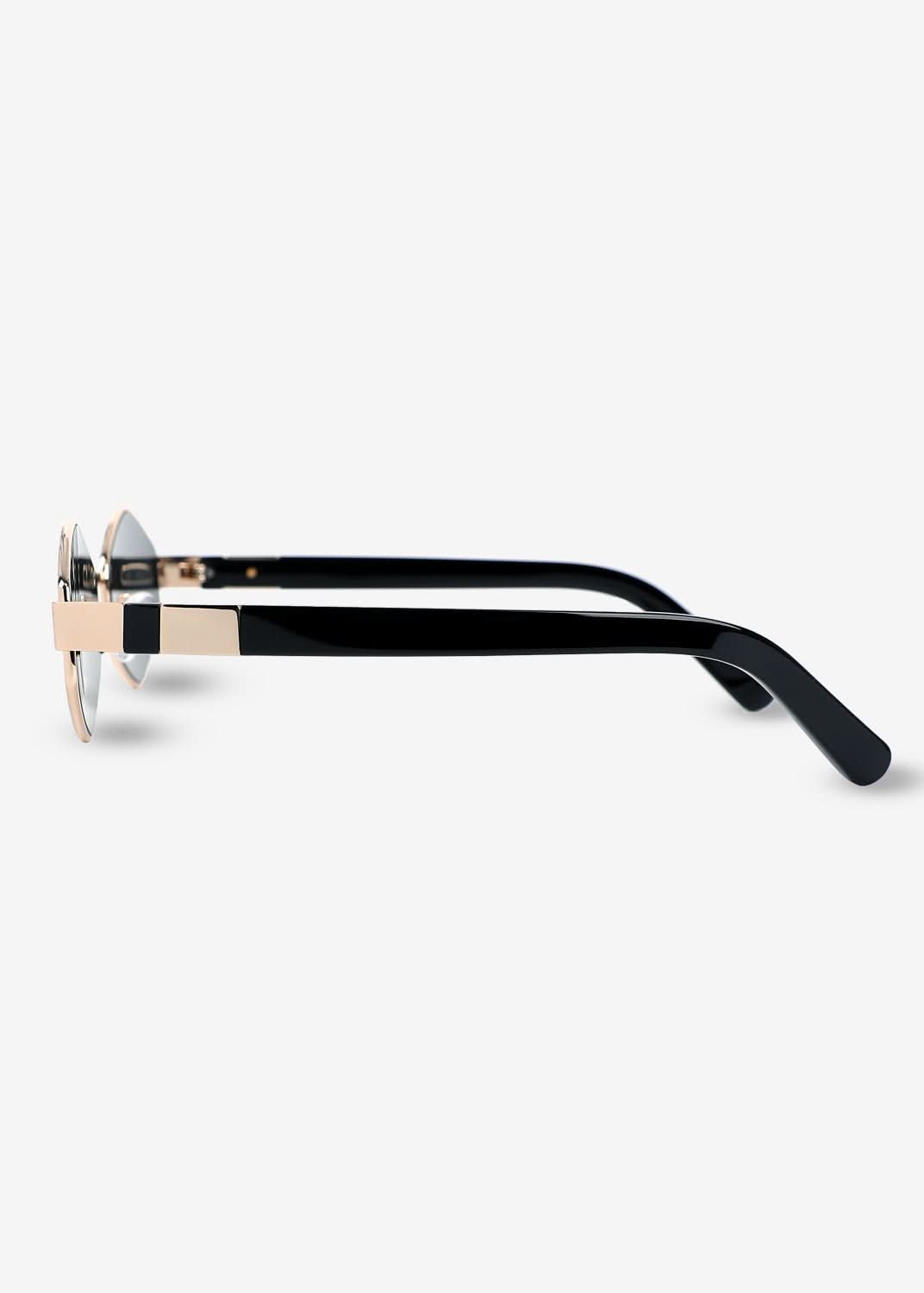 Kenji - Gold & Black Titanium Sunglasses - Nuree World