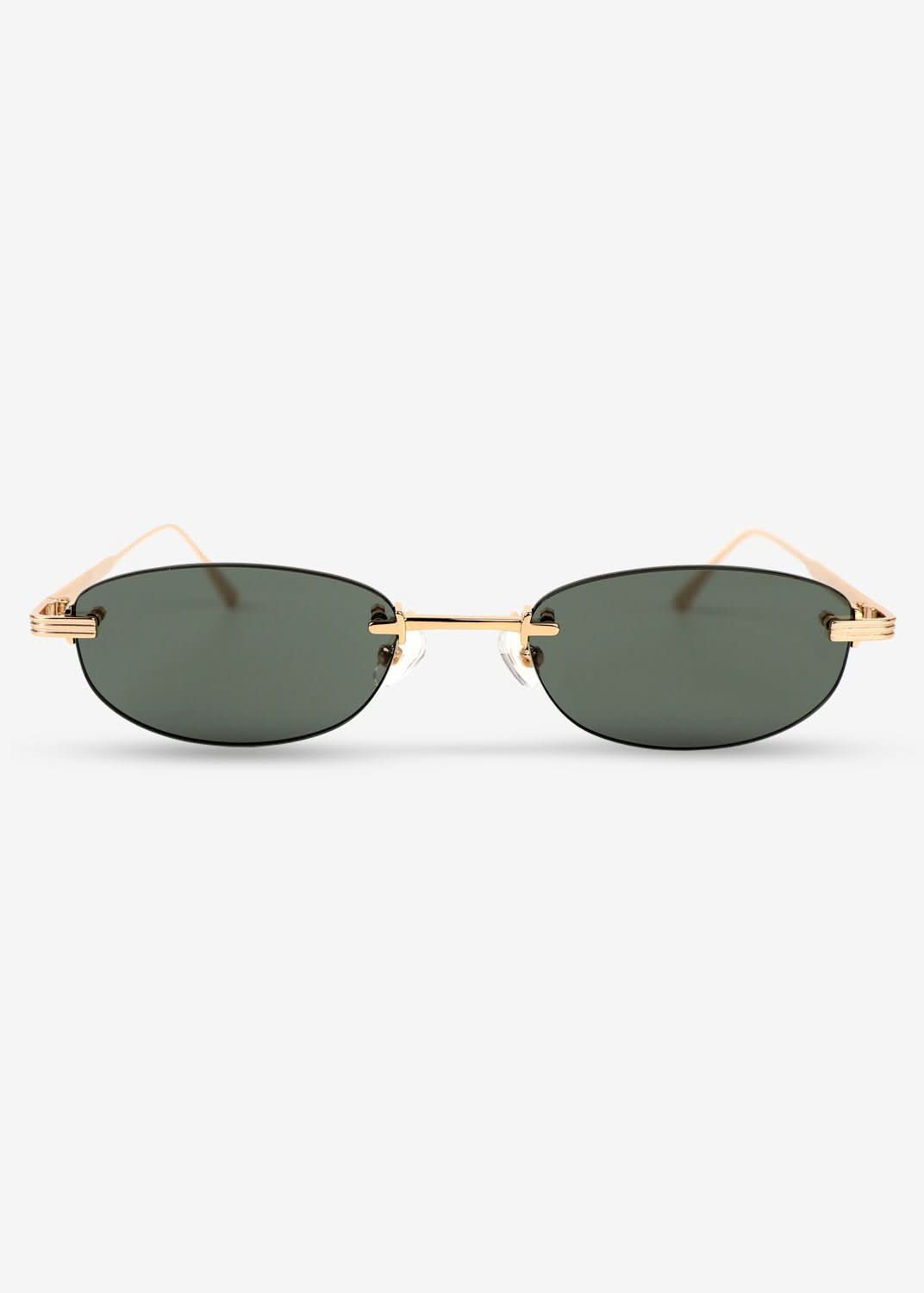 Masato - Gold lightweight Sunglasses - Nuree World