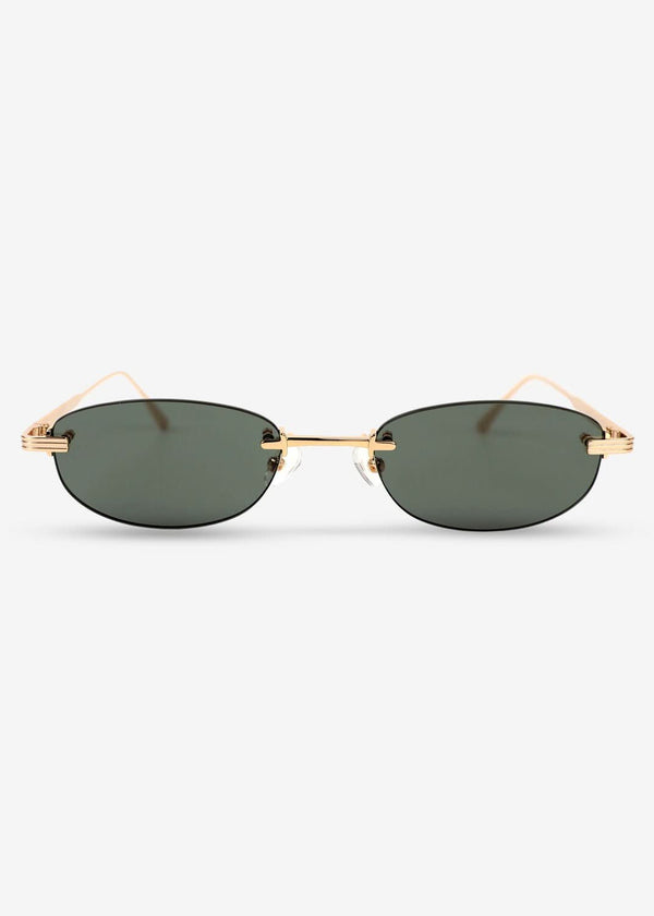 Masato - Gold lightweight Sunglasses - Nuree World