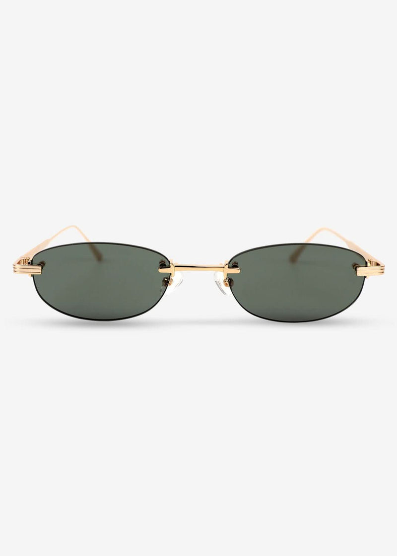 Masato - Gold lightweight Sunglasses - Nuree World