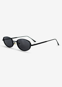 NOIRIS - Black Metal Sunglasses - Nuree World
