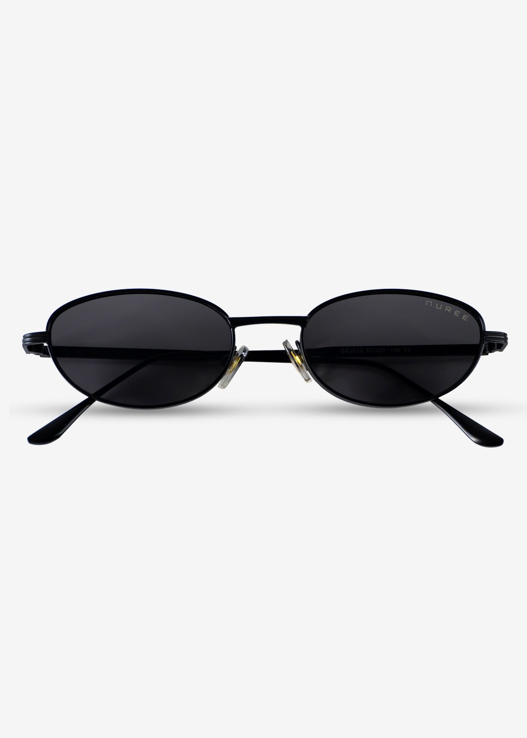 NOIRIS - Black Metal Sunglasses - Nuree World