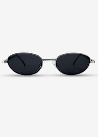 NOIRIS - Silver and Black Sunglasses - Nuree World