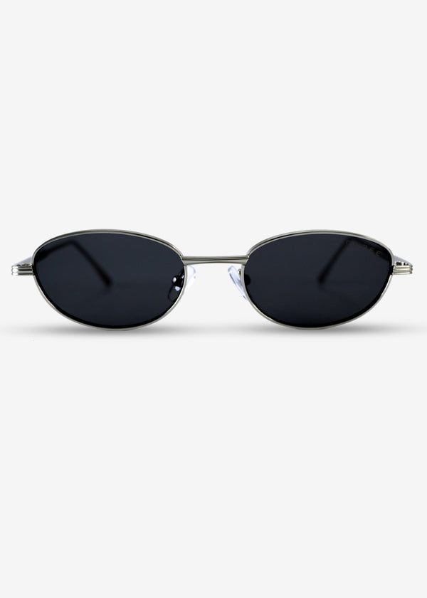 NOIRIS - Silver and Black Sunglasses - Nuree World