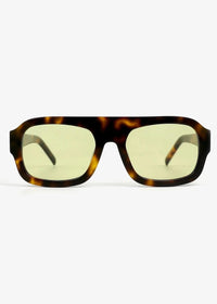 Russell Tortoise and Green - Polarized Sunglasses - Nuree World