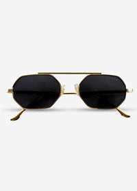 SOLACE - Gold and Black Metal Sunglasses - Nuree World