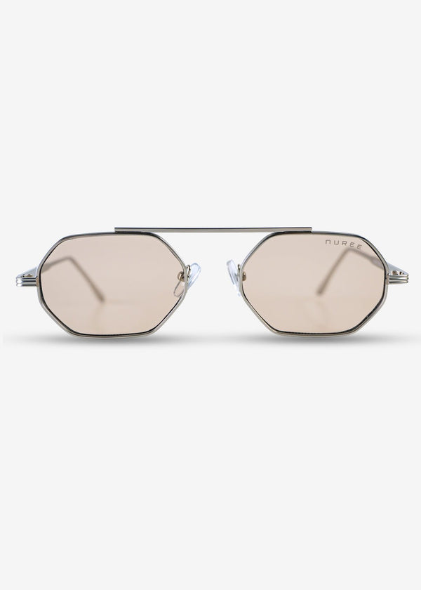 SOLACE - Rose and Sliver Metal Sunglasses - Nuree World
