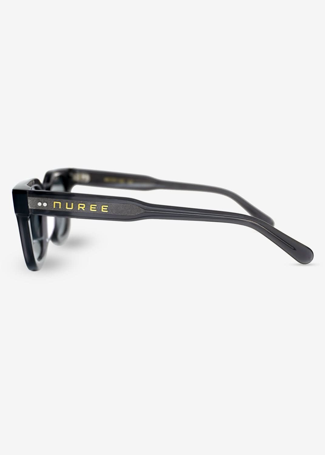 Solomon Transparent Black - Polarized Sunglasses - Nuree World