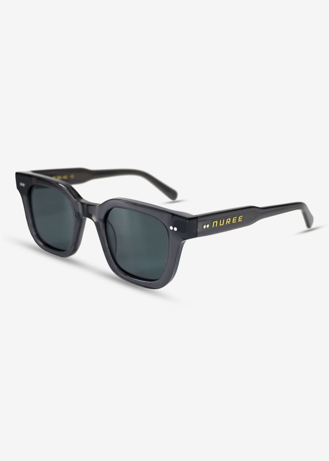 Solomon Transparent Black - Polarized Sunglasses - Nuree World