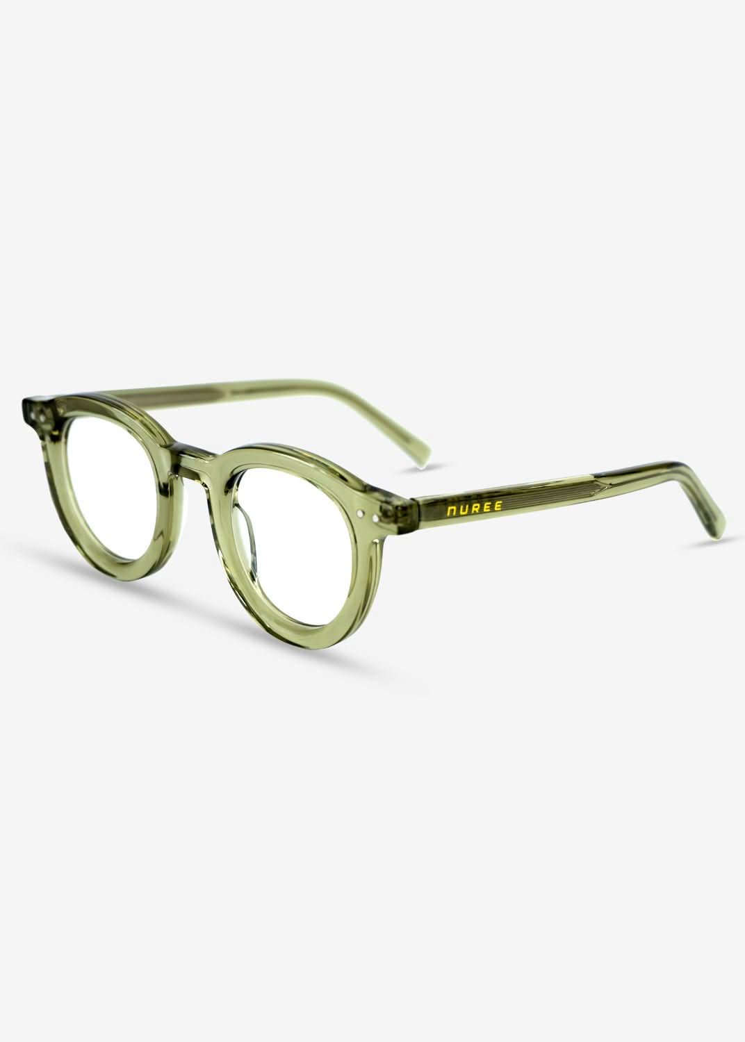 The Oxford Classic – Vintage Round Tortoiseshell - Green - Nuree World