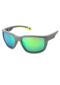 VELOCITY Polarized Sport Sunglasses – Grey / Green Mirror - Nuree World