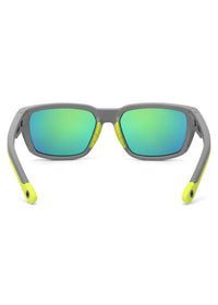 VELOCITY Polarized Sport Sunglasses – Grey / Green Mirror - Nuree World
