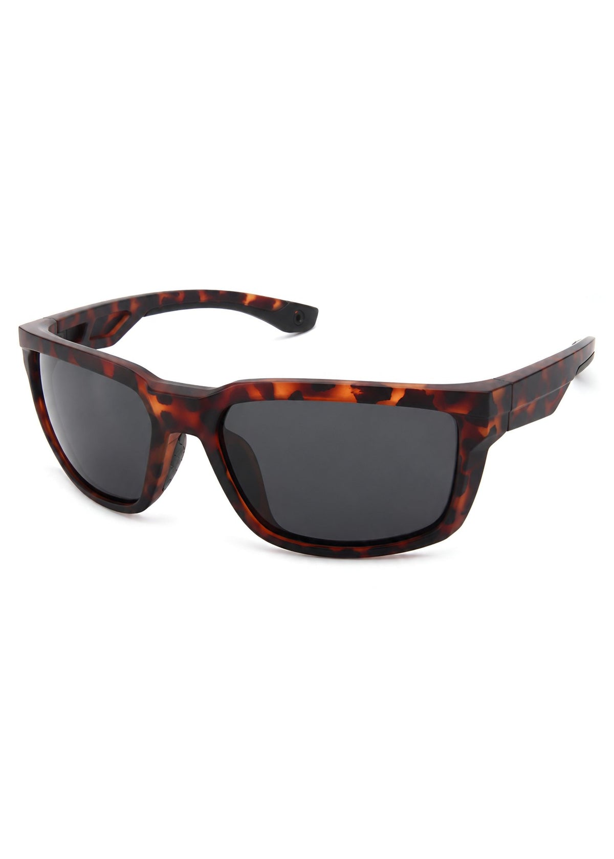 VELOCITY Polarized Sport Sunglasses – Tortoiseshell / Grey - Nuree World