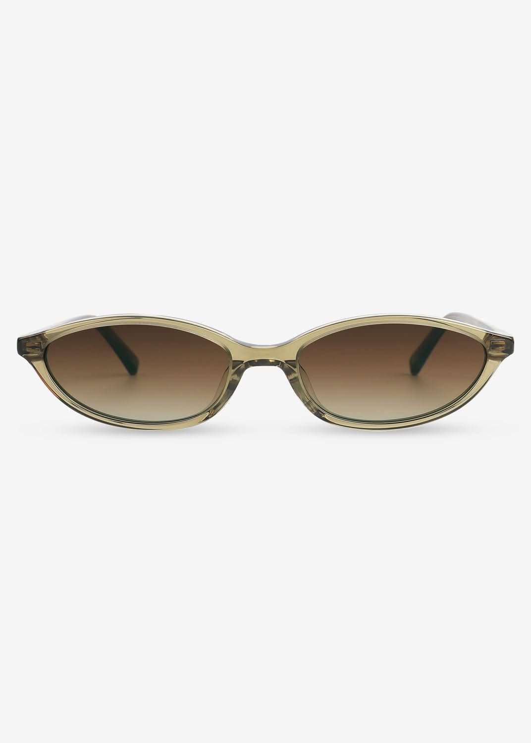 Yoko - Olive Polarised Acetate Sunglasses - Nuree World