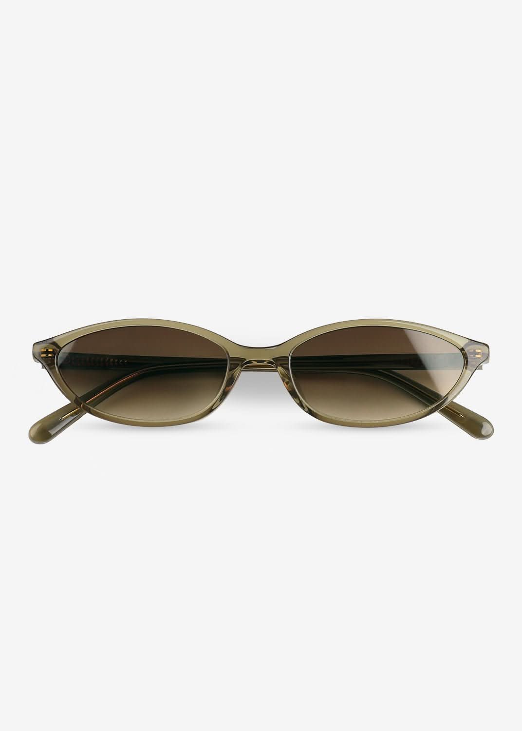 Yoko - Olive Polarised Acetate Sunglasses - Nuree World
